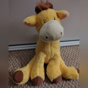 Yellow Plush Giraffe Toy
